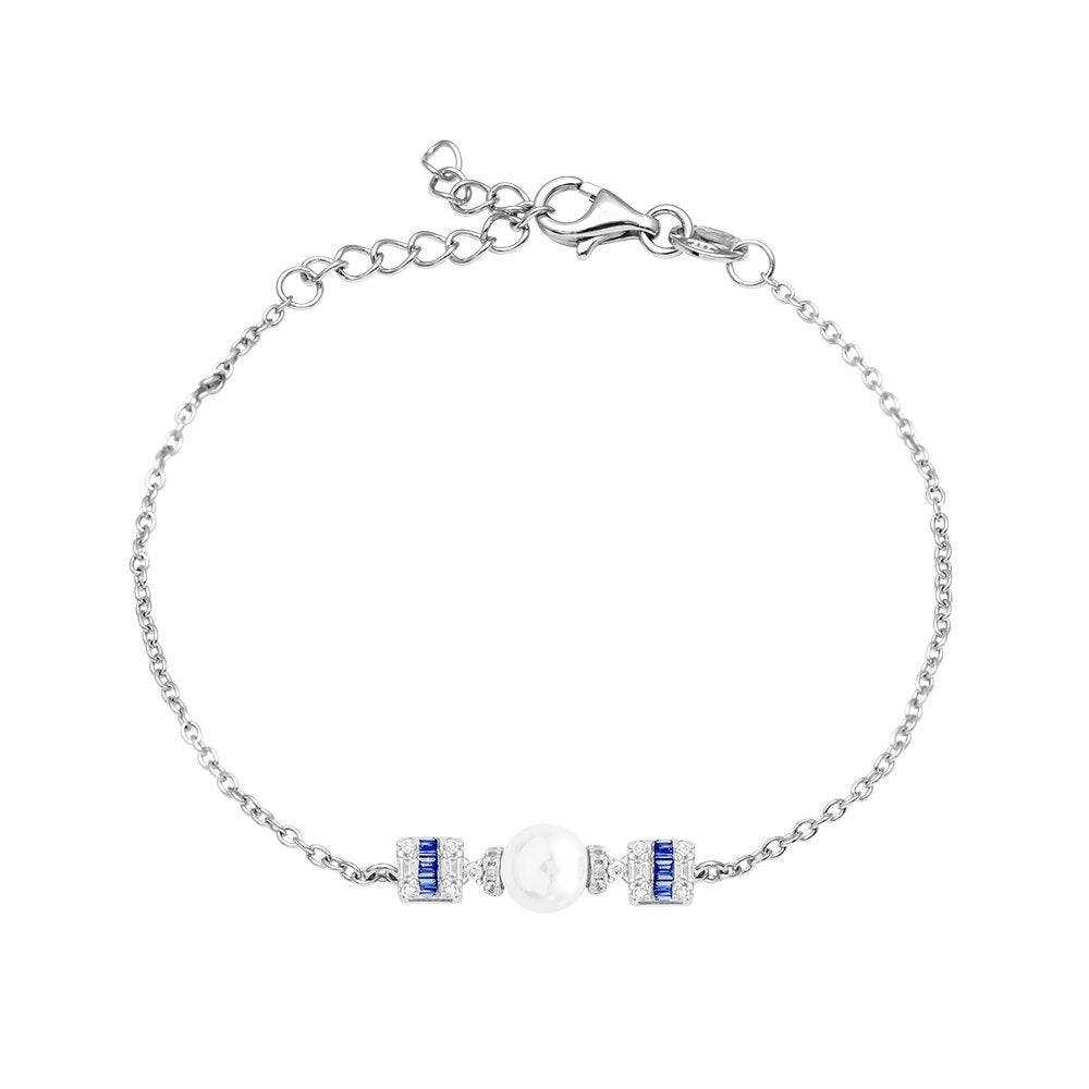 Bracciale 4you jewels in argento con perle