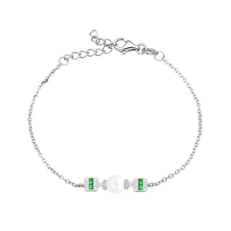 Bracciale 4you jewels in argento con perle